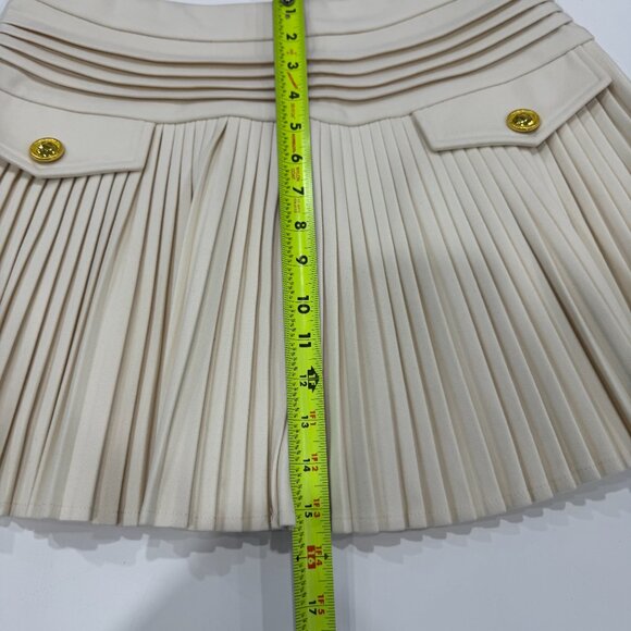NEW Mini skirt in Ivory, Size L - Picture 10 of 15
